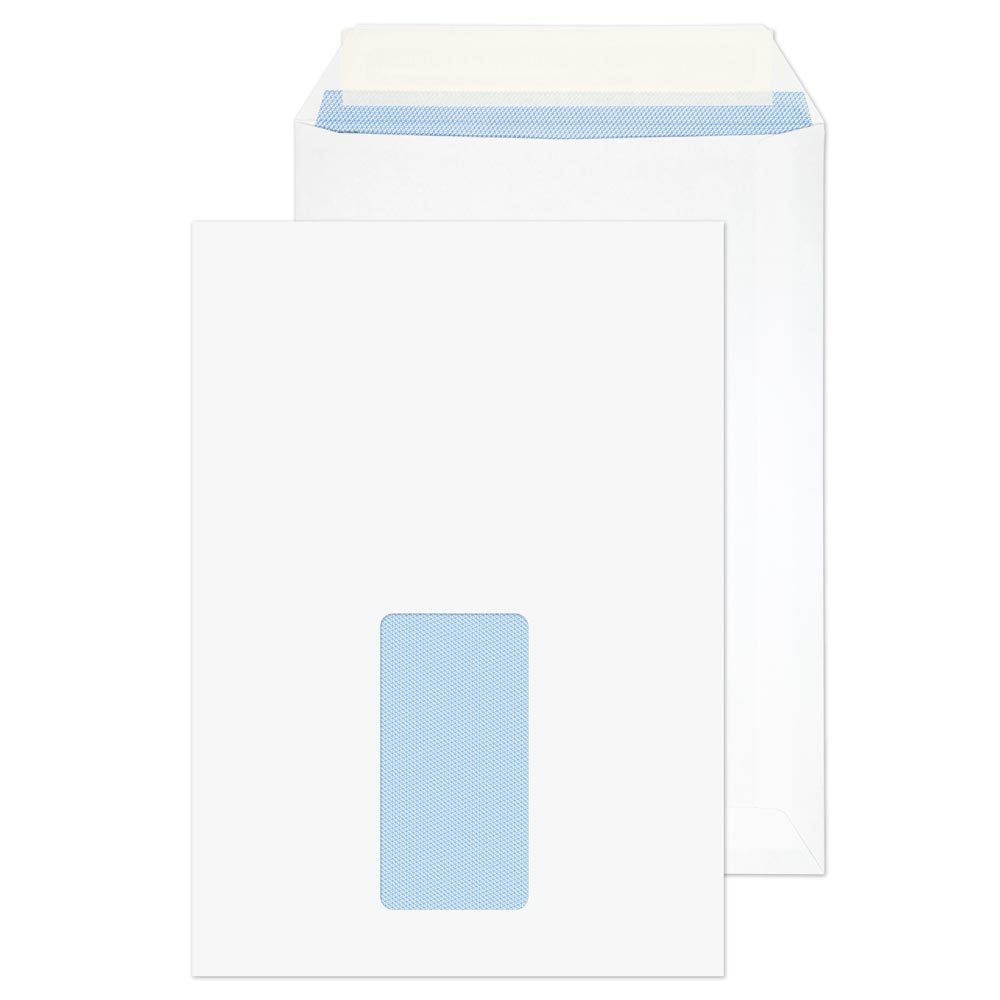 C5 ValueX Pocket Envelope C5 Peel and Seal Window 100gsm White (Pack 500)