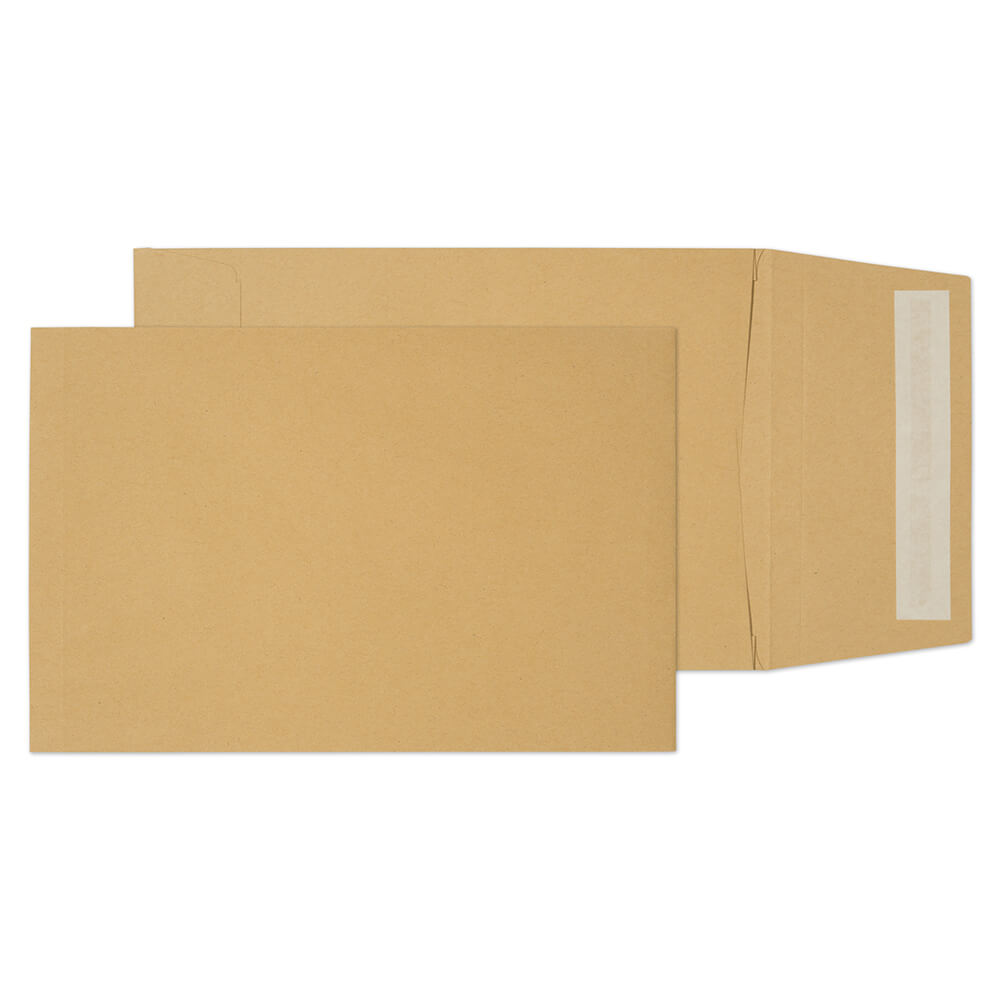 C5 Blake Purely Packaging Pocket Gusset Envelope C5 Peel and Seal Plain 25mm Gusset 120gsm Manilla (Pack 125)