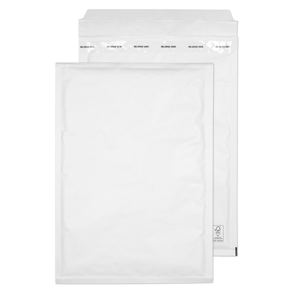 Blake Purely Packaging Padded Bubble Pocket Envelope 340x230mm Peel and Seal 90gsm White (Pack 100)
