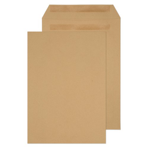 ValueX Pocket Envelope C4 Self Seal Plain 115gsm Manilla (Pack 250) - 13888