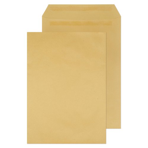 ValueX Pocket Envelope 381x254mm Recycled Self Seal Plain 115gsm Manilla (Pack 250) - 13890