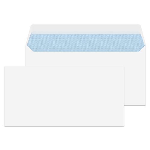 ValueX Wallet Envelope DL Peel and Seal Plain 100gsm White (Pack 500) - 23882