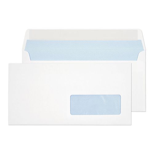 Blake Purely Everyday Wallet Envelope DL Peel and Seal Right-Hand Window 100gsm White (Pack 500)
