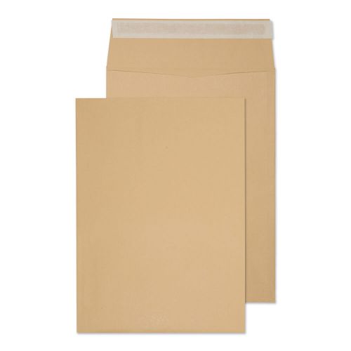 Other Sizes Blake Purely Packaging Pocket Gusset Envelope 406x305x30mm Peel and Seal 25mm Gusset 140gsm Manilla (Pack 125)