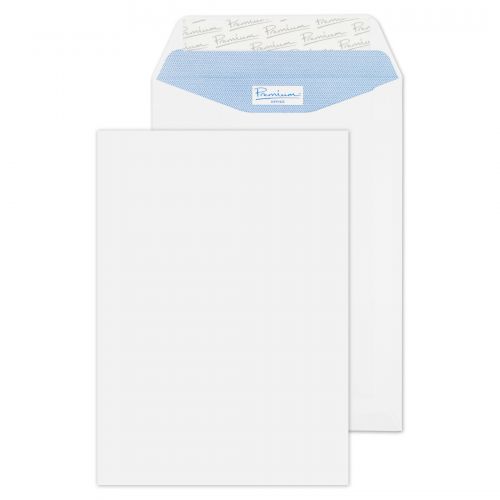 C5 Blake Premium Office Pocket Envelope C5 Peel and Seal Plain 120gsm Ultra White (Pack 500)