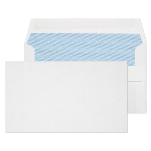 Blake Purely Everyday Wallet Envelope 89x152mm Self Seal Plain 80gsm White (Pack 1000) - 3550