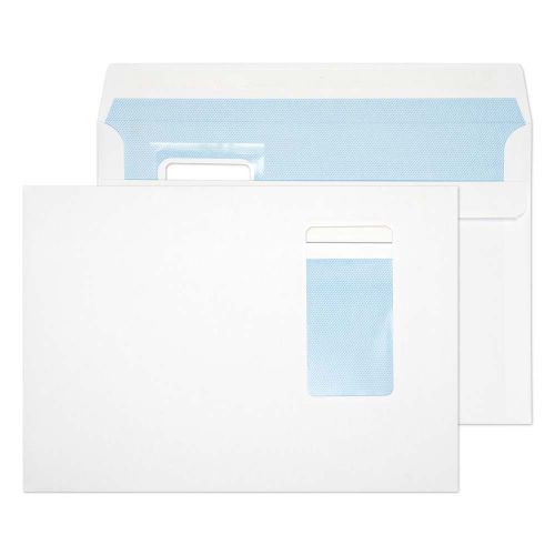 C5 Blake Purely Everyday Wallet Envelope C5 Self Seal Window 100gsm White (Pack 500)