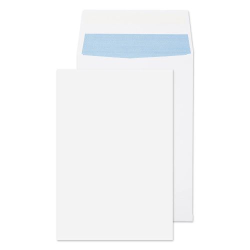 ValueX Pocket Gusset Envelope C4 Peel and Seal Plain 25mm Gusset 140gsm White (Pack 125) - 9000
