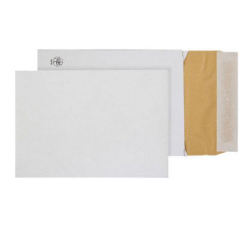 Padded Bags & Envelopes Blake Purely Packaging Padded Gusset Eco Cushion Envelope C5 Peel and Seal 50mm Gusset 140gsm White (Pack 100)