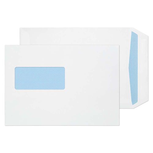 C5 Blake Purely Everyday Pocket Envelope C5 Self Seal Window 90gsm White (Pack 500)