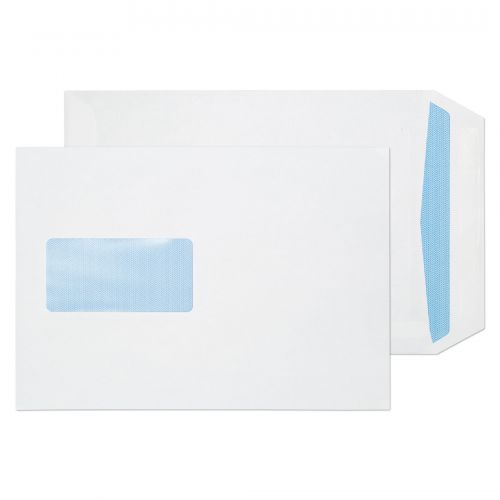 ValueX Business Pocket Envelope Self Seal Window C5 229x162mm White (Pack 500)