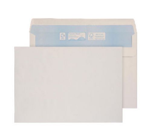 C5 Blake Purely Environmental Wallet Envelope C5 Self Seal Plain 90gsm White (Pack 500)