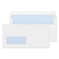 ValueX Wallet Envelope DL Self Seal Window 80gsm White (Pack 1000)