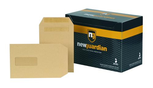 New+Guardian+Pocket+Envelope+C5+Self+Seal+Window+130gsm+Manilla+%28Pack+250%29+-+A23013