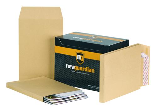 New+Guardian+Pocket+Gusset+Envelope+C4+Peel+and+Seal+Plain+Power-Tac+25mm+Gusset+130gsm+Manilla+%28Pack+100%29+-+E27266