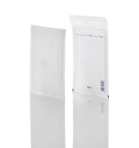 Padded Bags & Envelopes Blue Label Padded Bubble Envelope 180x265mm Peel and Seal White (Pack 100)