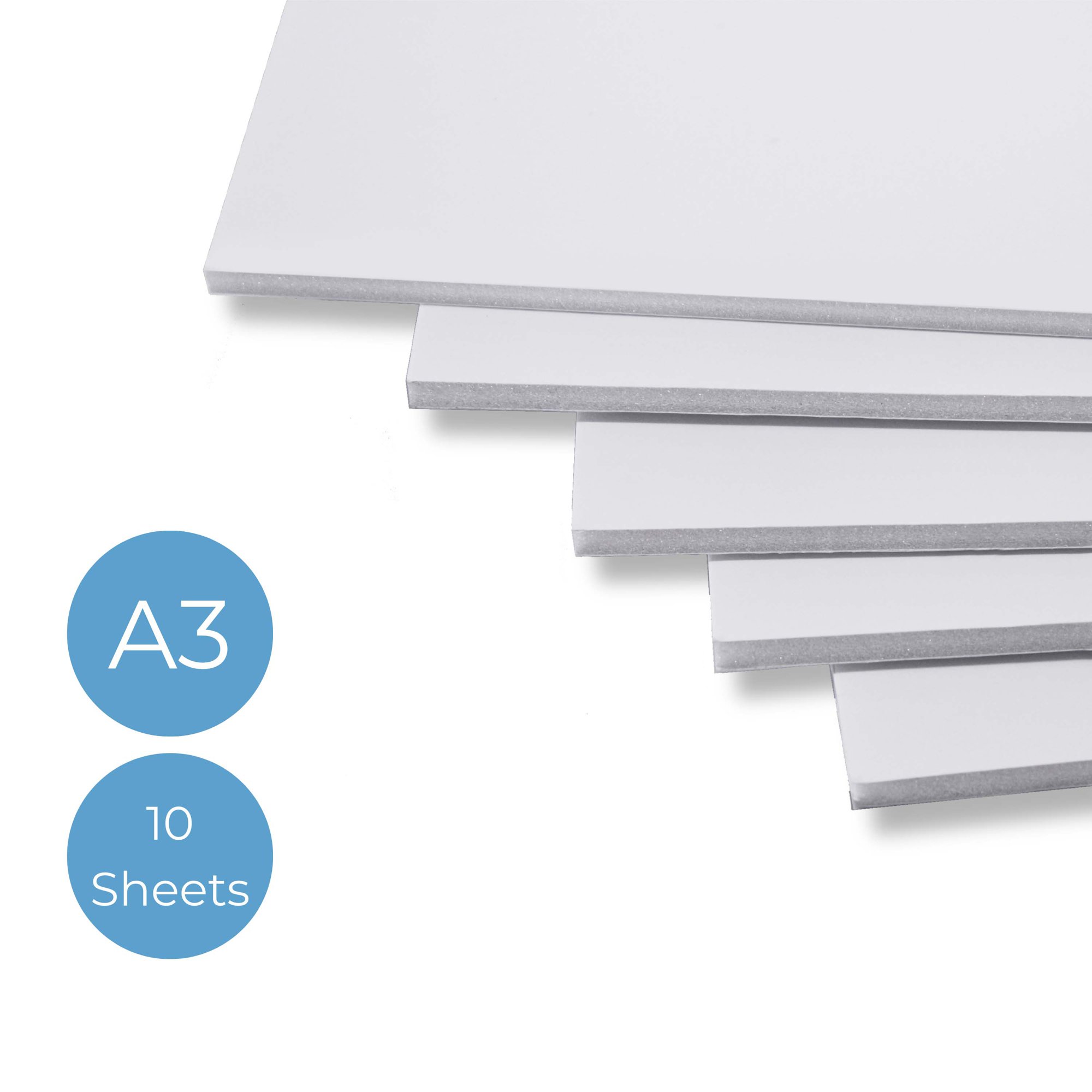 FOAMBOARD WHITE 5MM A3 (297 X 420MM) 10P