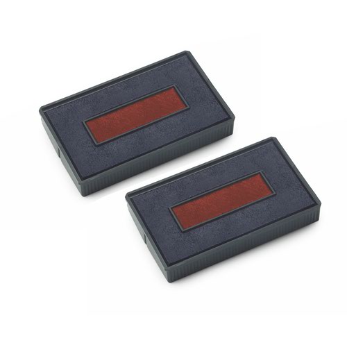 Stamp Pads & Ink Colop E/200/2 Replacement Stamp Pad Fits S260/S260/L/S260/RL/S226/P Blue/Red (Pack 2)