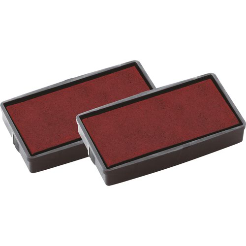 Colop E/20 Replacement Stamp Pad Fits C20/P20 Red (Pack 2) E20Rd
