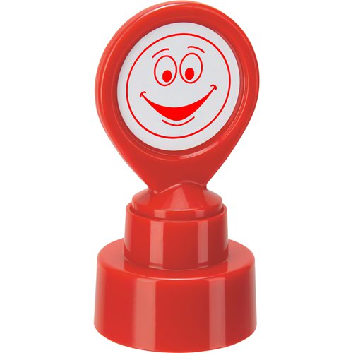 Colop Self Inking Motivational Stamp Red Happy Face