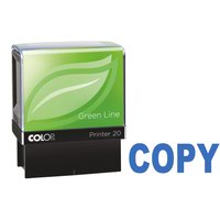 COLOP COPY GREEN LINE WORD STAMP BLUE