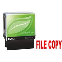 COLOP FILE COPY GREENLINE WORD STAMP RED