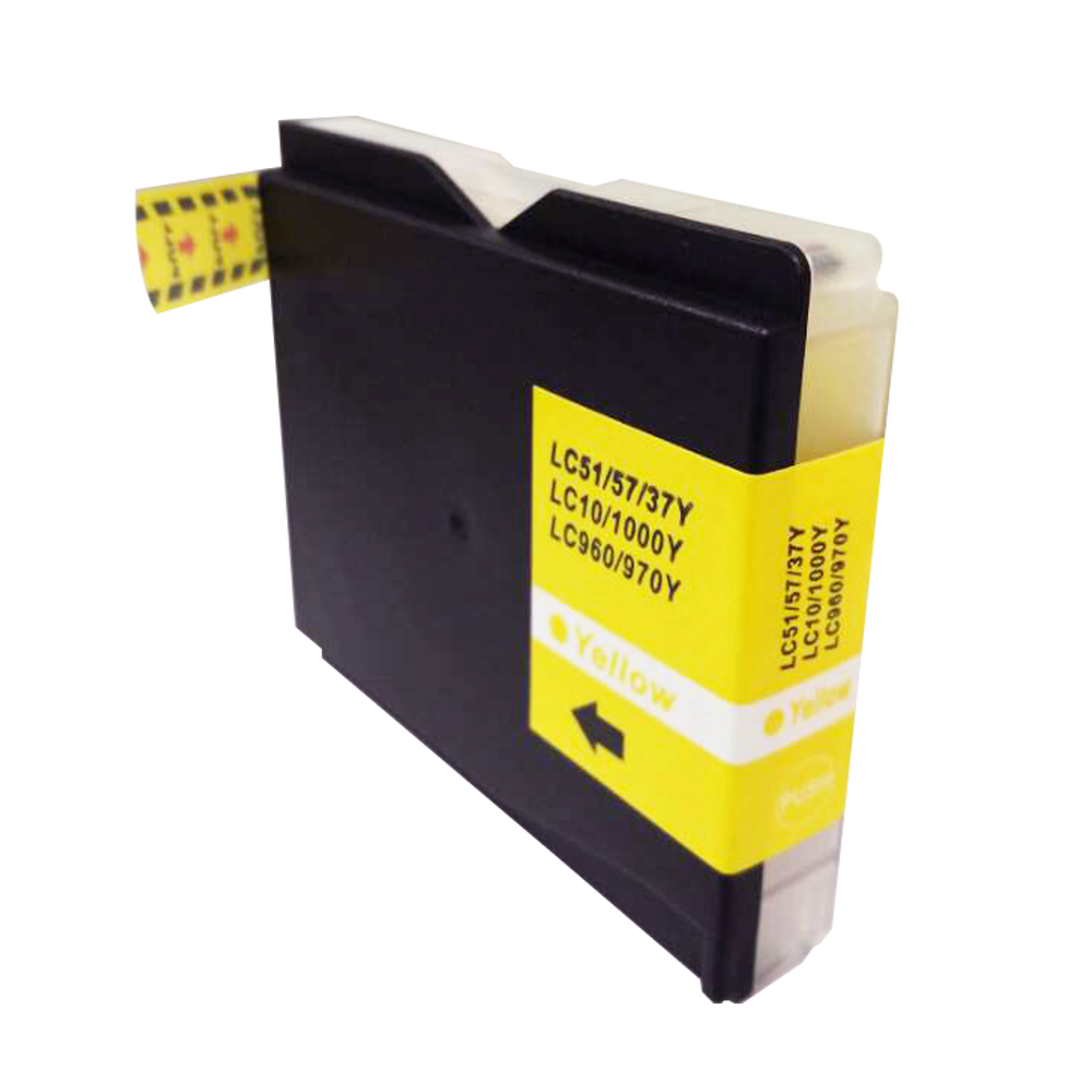 TonerCare-CArtridge+Comp+Brother+MFC240+Yellow+Ink+Cartridge+LC1000Y+also+for+LC970Y