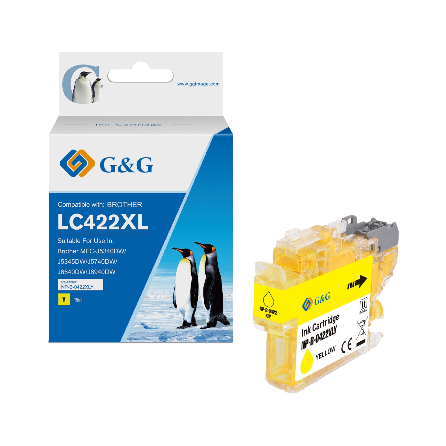 COMPATIBLE BROTHER LC422XLY