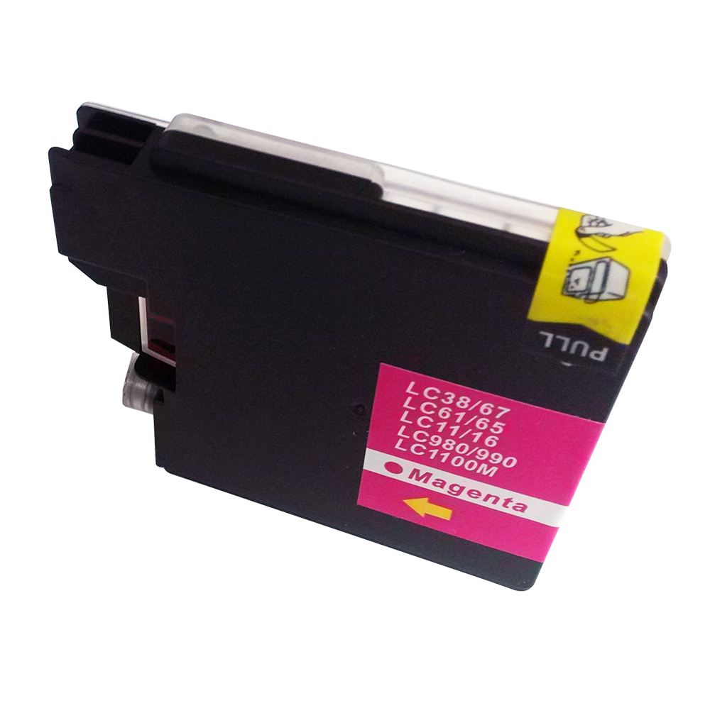 TonerCare-CArtridge+Comp+Brother+MFC290C+Magenta+Ink+Cartridge+LC1100M+also+for+LC980M
