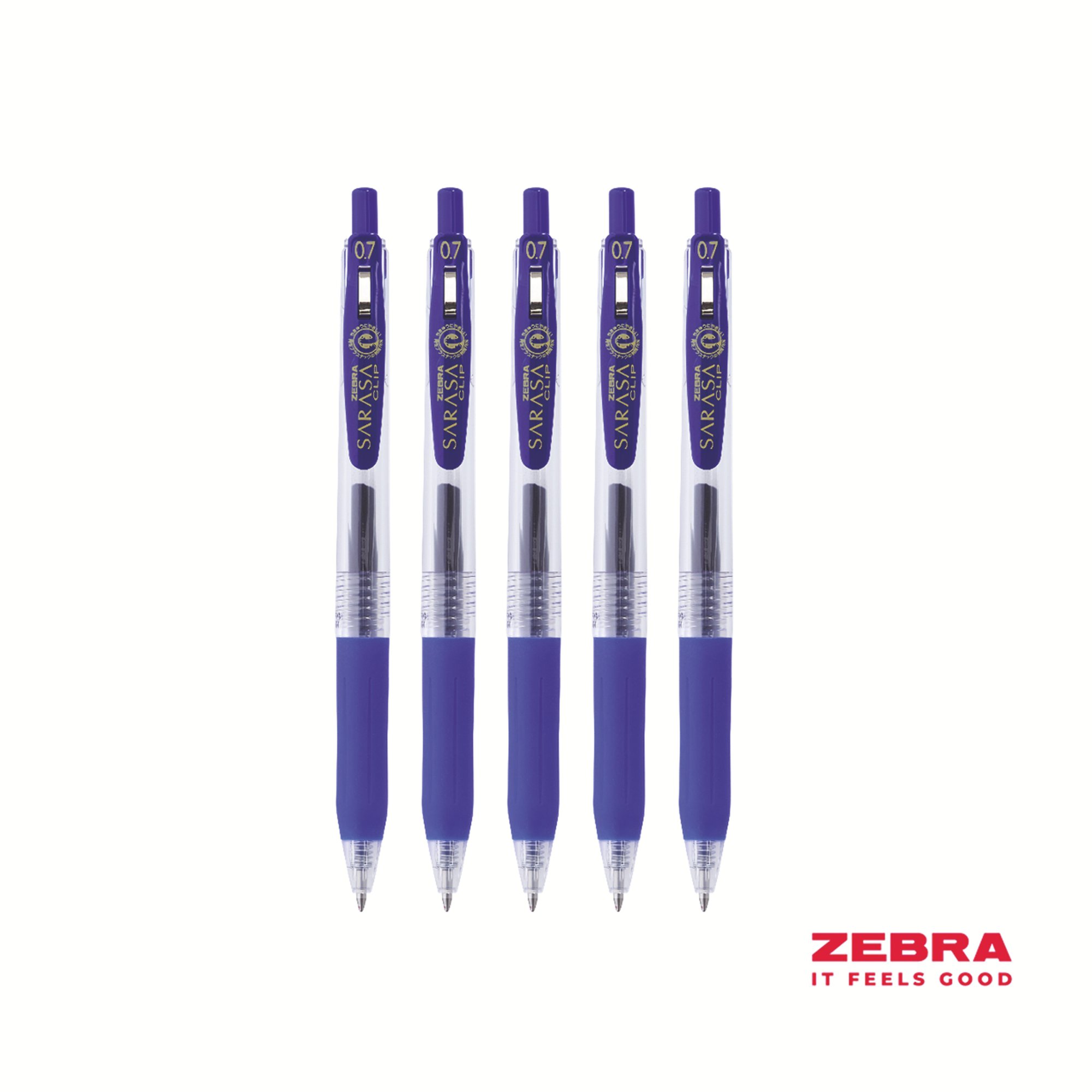ECO SARASA GEL RETR RBALL 0.7MM BU BX12