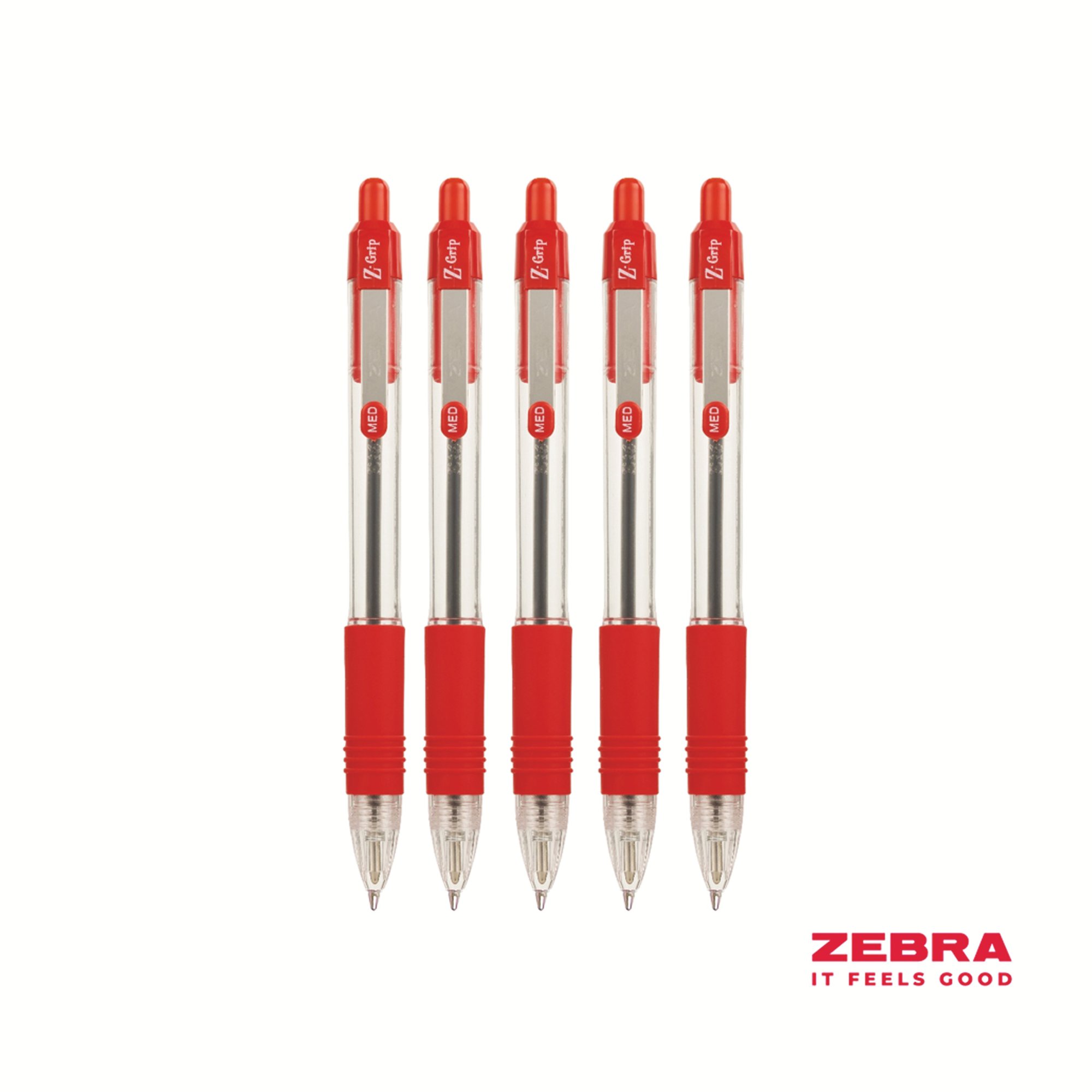 Z-GRIP RETR BALLPOINT PEN RED BOX 12