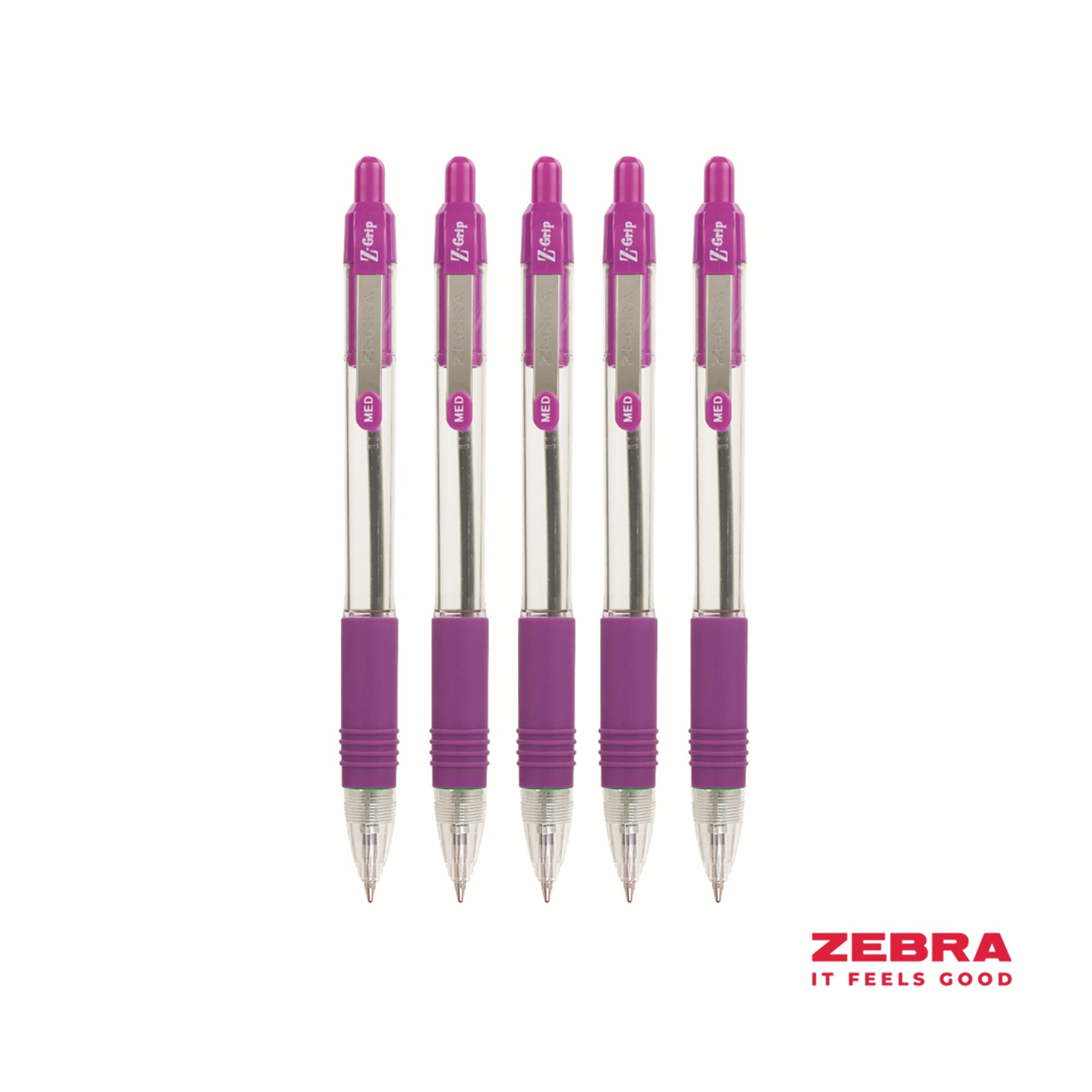 Z-GRIP RETR BALLPOINT PEN VIOLET BOX 12