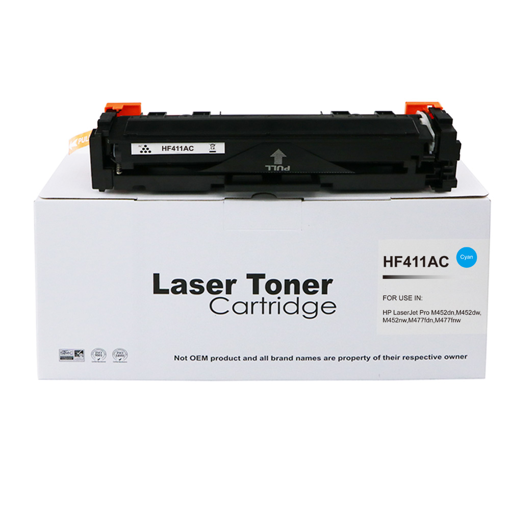 TonerCare-CArtridge+Comp+HP+Cyan+Toner+CF411A+also+for+HP+411A