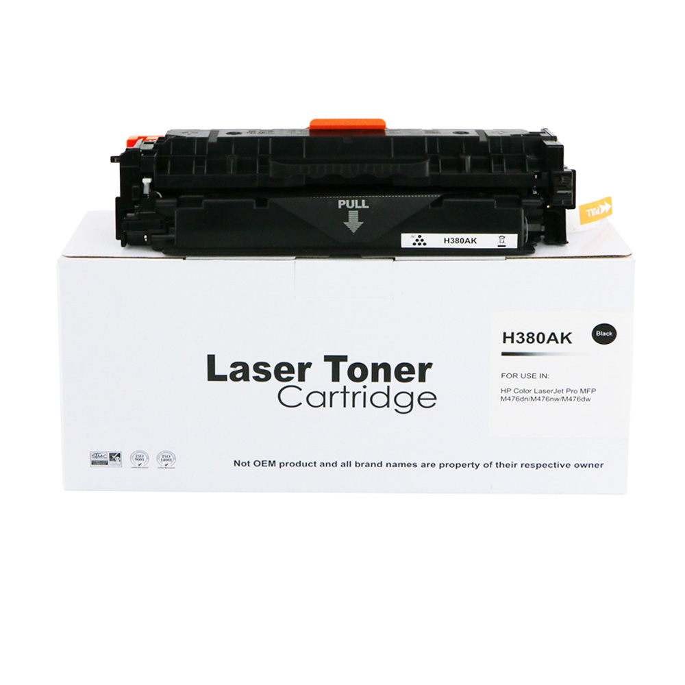Compatible for HP Toner Black CF380A /CE410X/CC530A/718BK 2. Compatible for HP Toner Black CF380A /CE410X/CC530A/718BK 2.