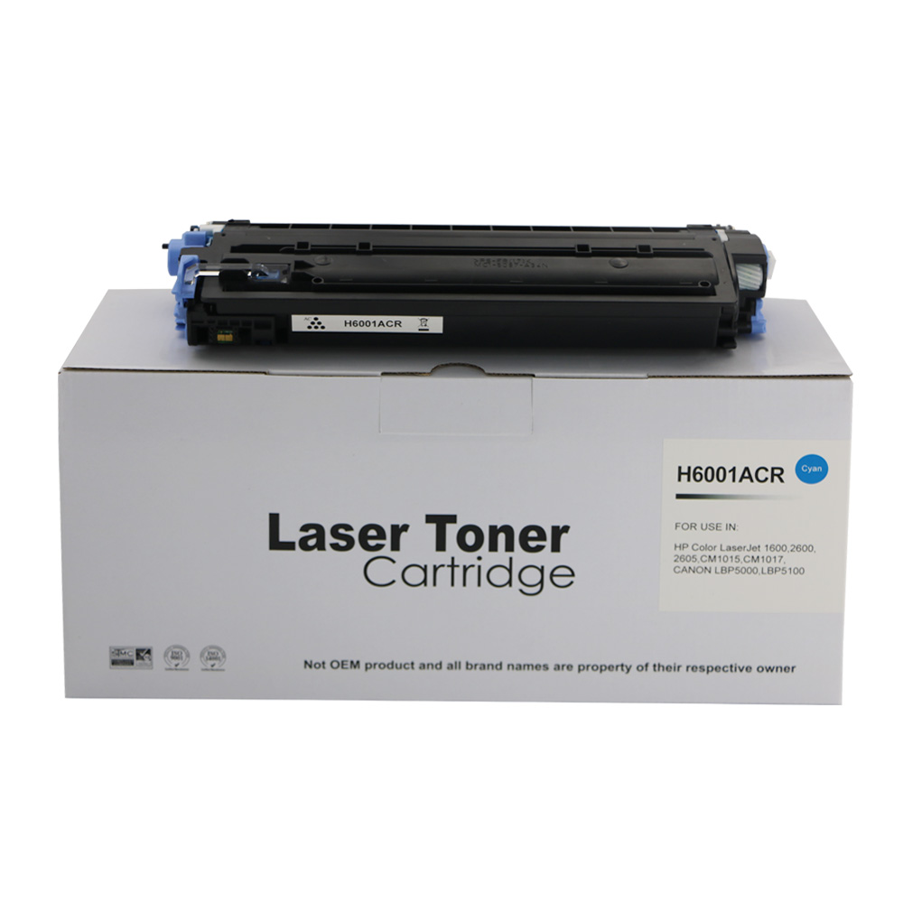 Compatible for HP Toner Cyan Q6001A /707C 2.5k