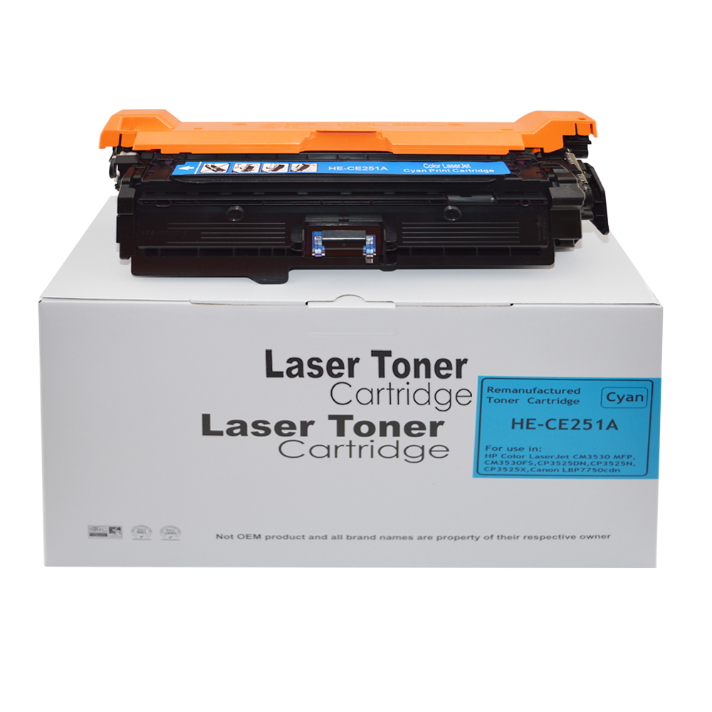 Compatible for HP Toner Cyan 5 07A CE251A / CE401A & Canon 72
