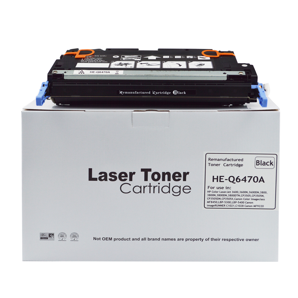 Compatible for HP Toner Black Q6470A /711BK 6k Compatible for HP Toner Black Q6470A /711BK 6k