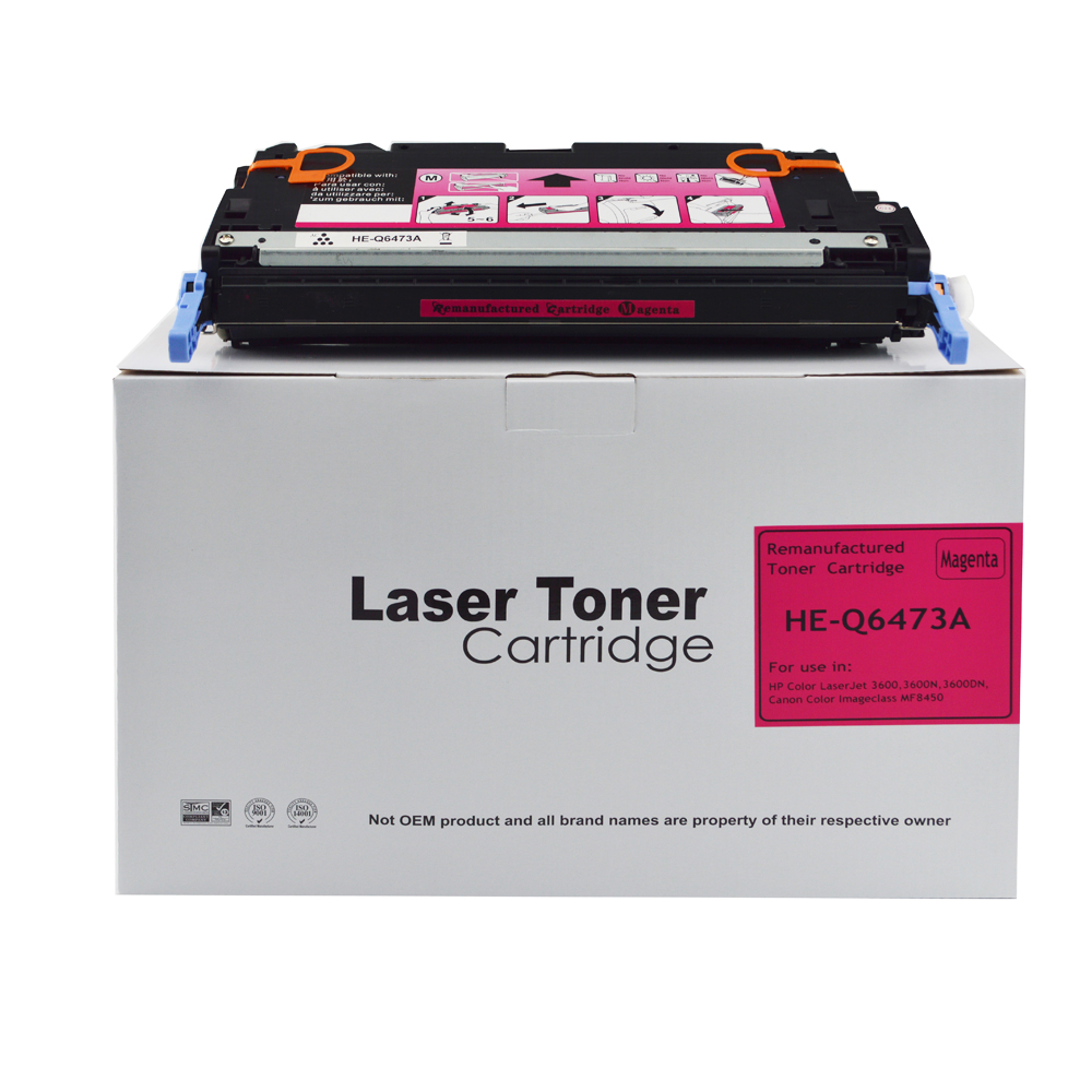 TonerCare-CArtridge+Reman+HP+Laserjet+3600+Magenta+Toner+Q6473A+also+for+Canon+EP711M