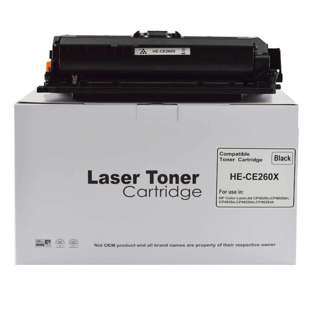 Compatible for HP Toner Black CE260X 17k Compatible for HP Toner Black CE260X 17k