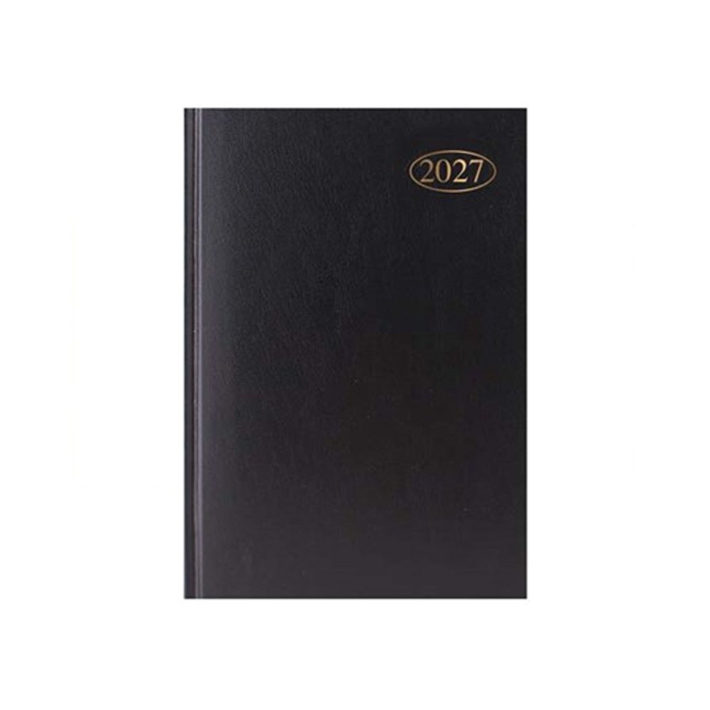 A5 2027 WEEK TO VIEW DIARY - BLACK (1)