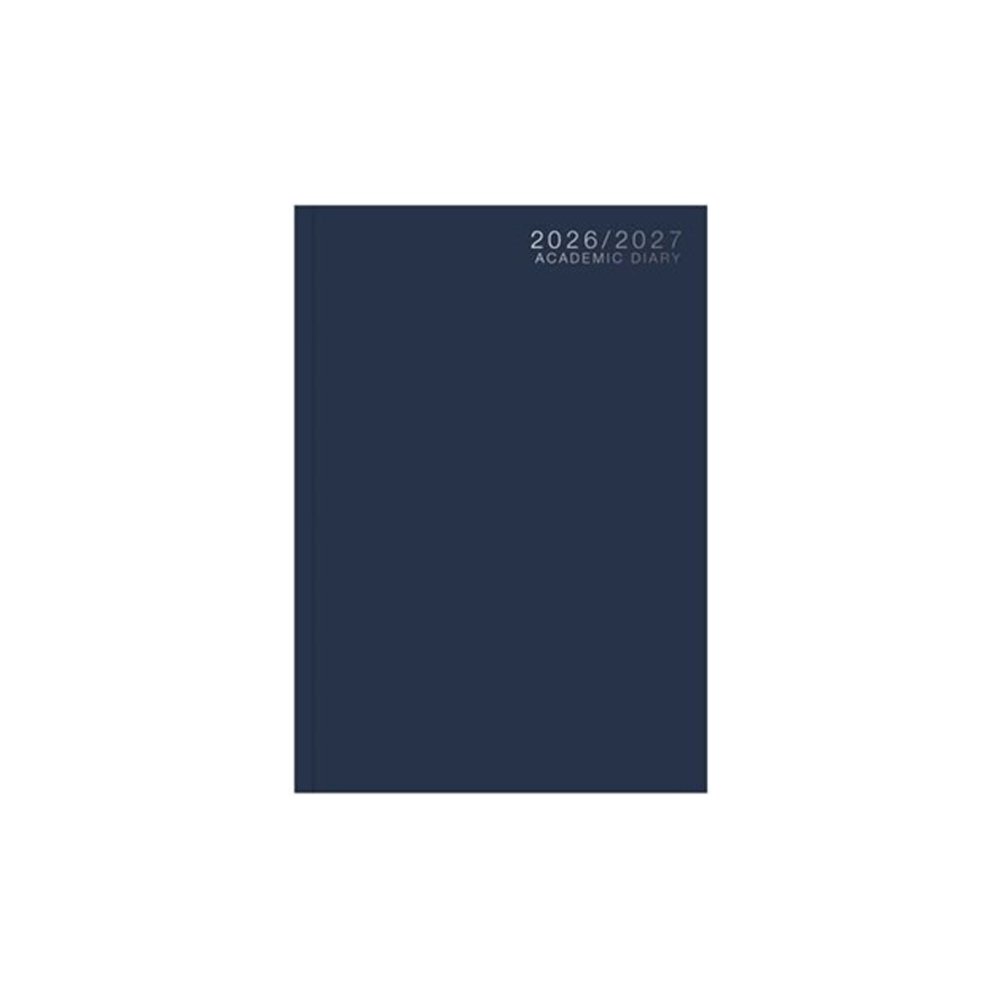 ACADEMIC DIARY A5 WTV CASEBOUND 26-27 BL