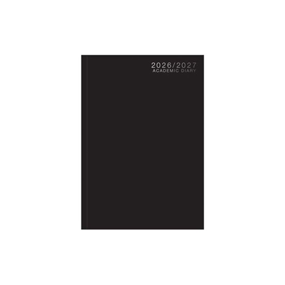 ACADEMIC DIARY A5 WTV CASEBOUND 26-27 BL