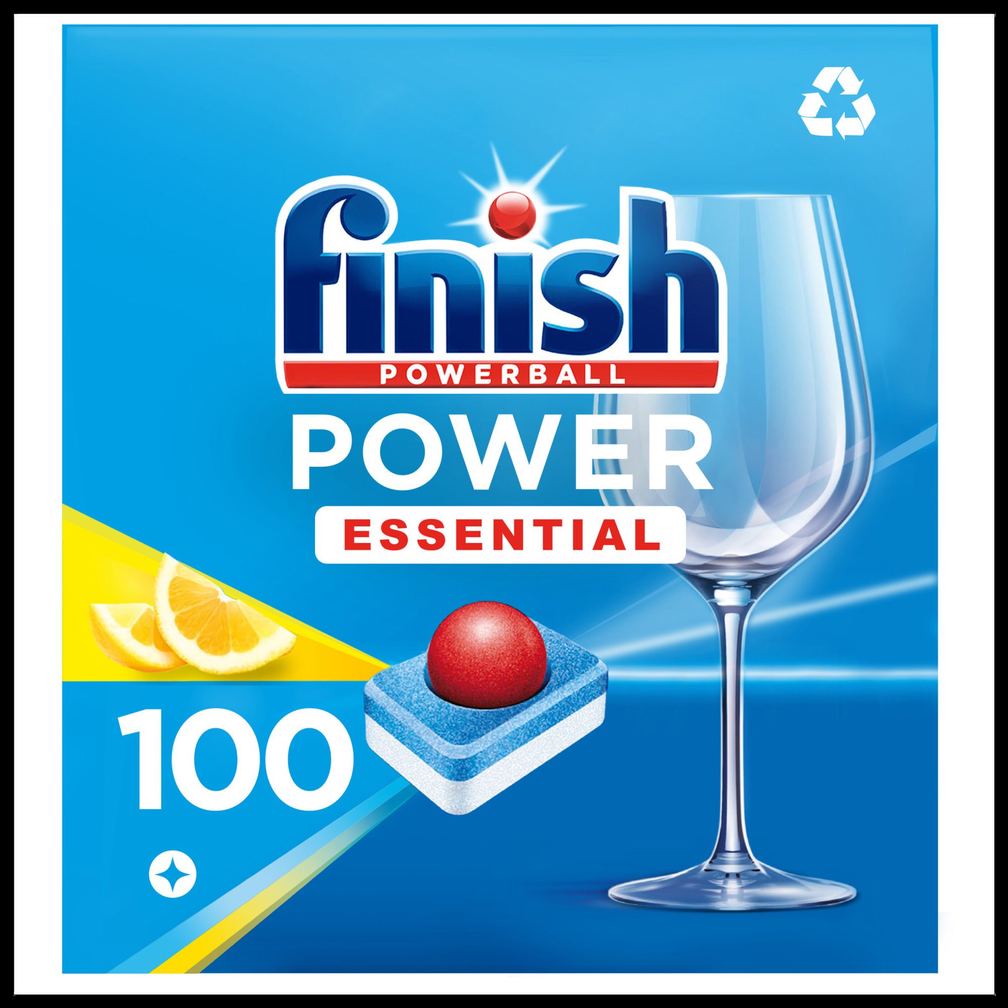 FINISH POWER ESSENTIAL LEMON 100 TABS