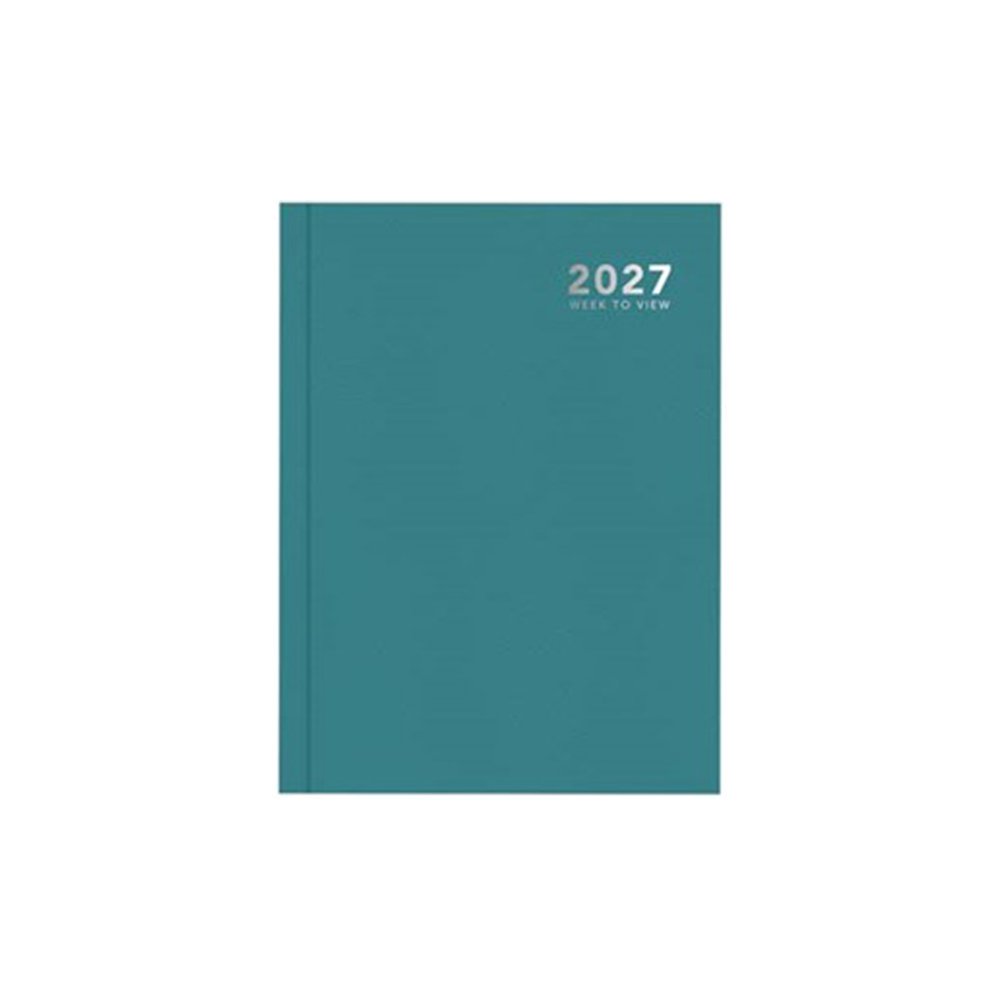 A5 2027 WTV DIARY BRIGHT TEAL CASEBOUND