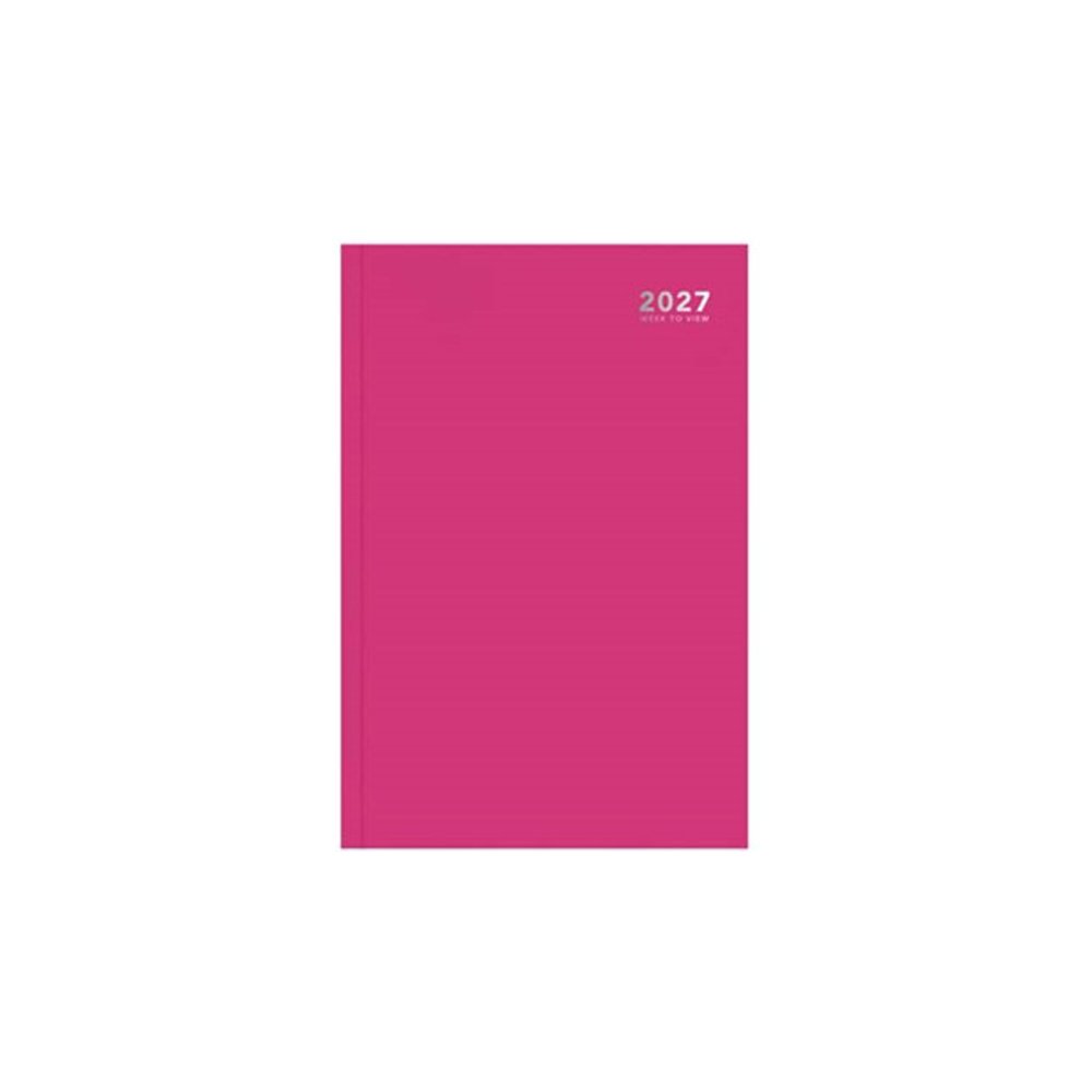 A4 2027 WTV DIARY BRIGHT PINK CASEBOUND