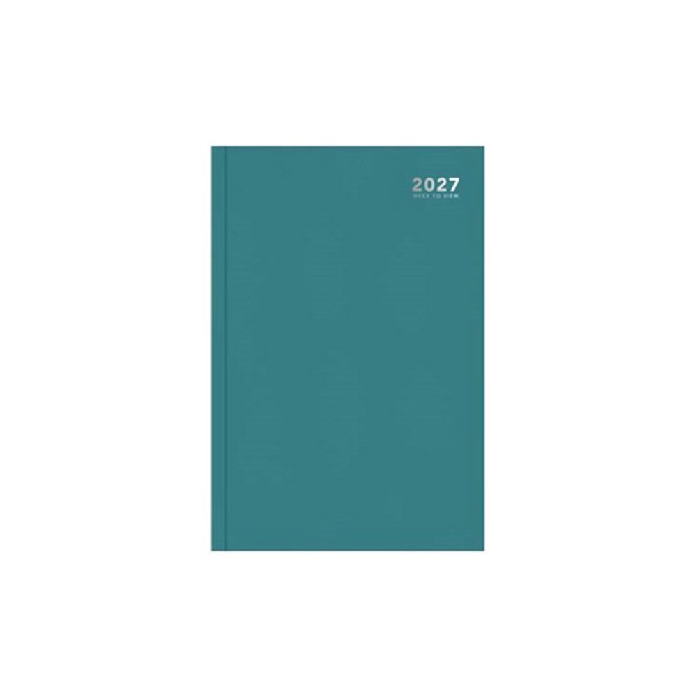 A4 2027 WTV DIARY BRIGHT TEAL CASEBOUND