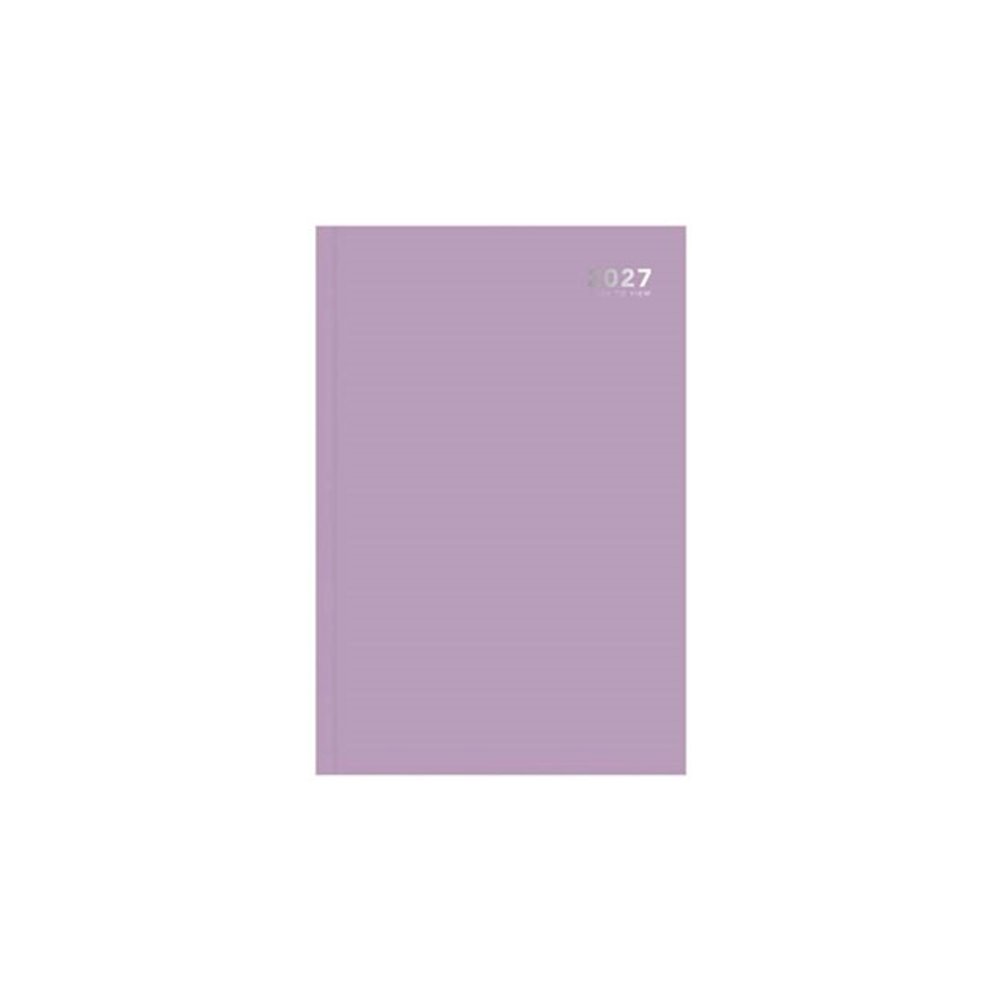 A4 2027 WTV DIARY BRIGHT PURPLE CASEBOUN