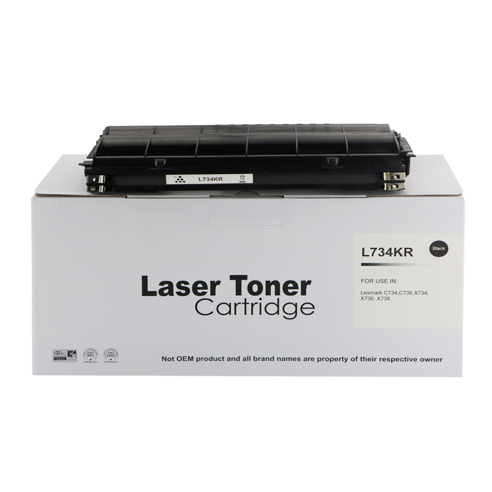Lexmark Compat Laser C734A2KG Black 8k Yield Lexmark Compat Laser C734A2KG Black 8k Yield
