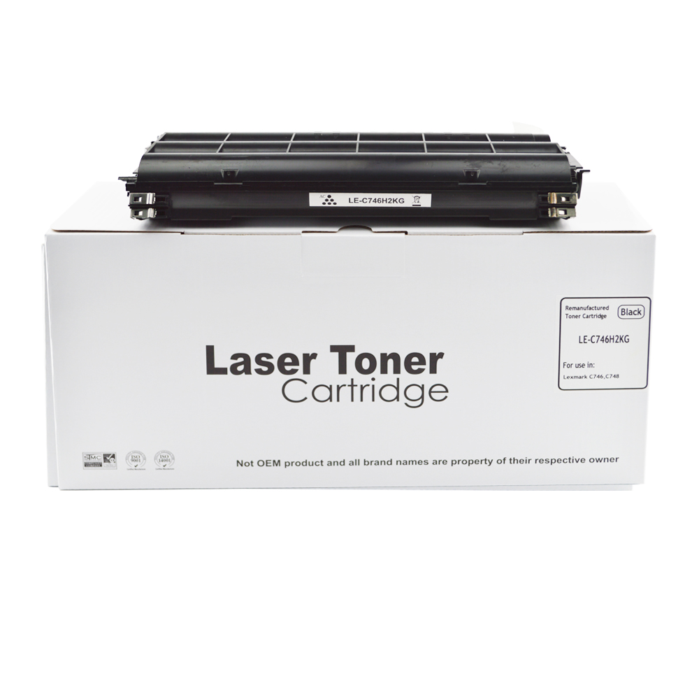 Lexmark Compat Laser C746H2KG Black 12k Yield