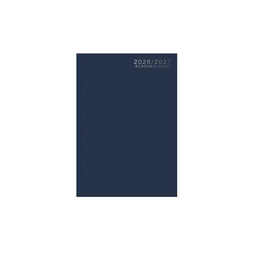 ACADEMIC DIARY A4 WTV CASEBOUND 26-27 BL